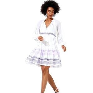 NWT Oliphant balloon sleeve markesh dress mini SZ L Tuckernuck